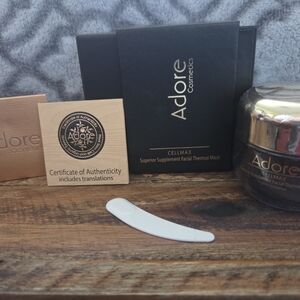 Adore Cellmax Facial Thermal Mask - Black and Silver